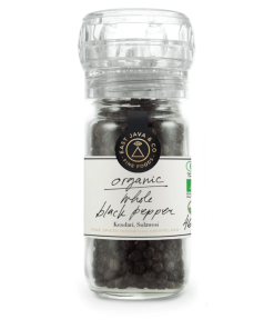 East Java & Co – Organic Whole Black Pepper Mill – 46gr
