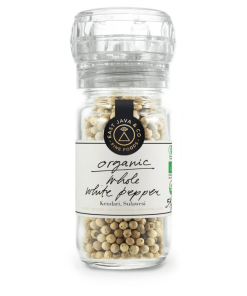 East Java & Co – Organic Whole White Pepper Mill – 54gr