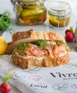 Smoked Salmon & Cream Cheese on Sourdough