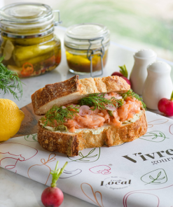 Smoked Salmon & Cream Cheese on Sourdough 1