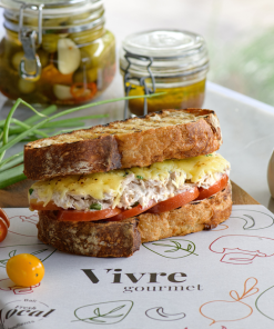 Classic Tuna Melt on Toasted Sourdough 1