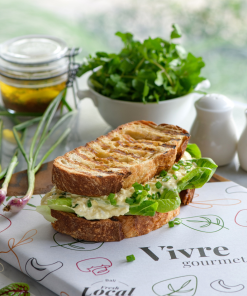 Egg Mayo & Lettuce on Sourdough 1